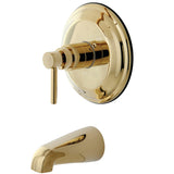 Concord KB2632DLTO Single-Handle 2-Hole Wall Mount Tub Only Faucet, Polished Brass