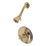 KB2632EXSO Single-Handle 2-Hole Wall Mount Shower Faucet, Polished Brass