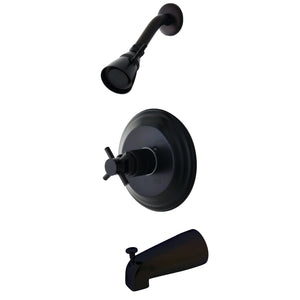 Concord KB2635DX Single-Handle 3-Hole Wall Mount Tub and Shower Faucet, Oil Rubbed Bronze