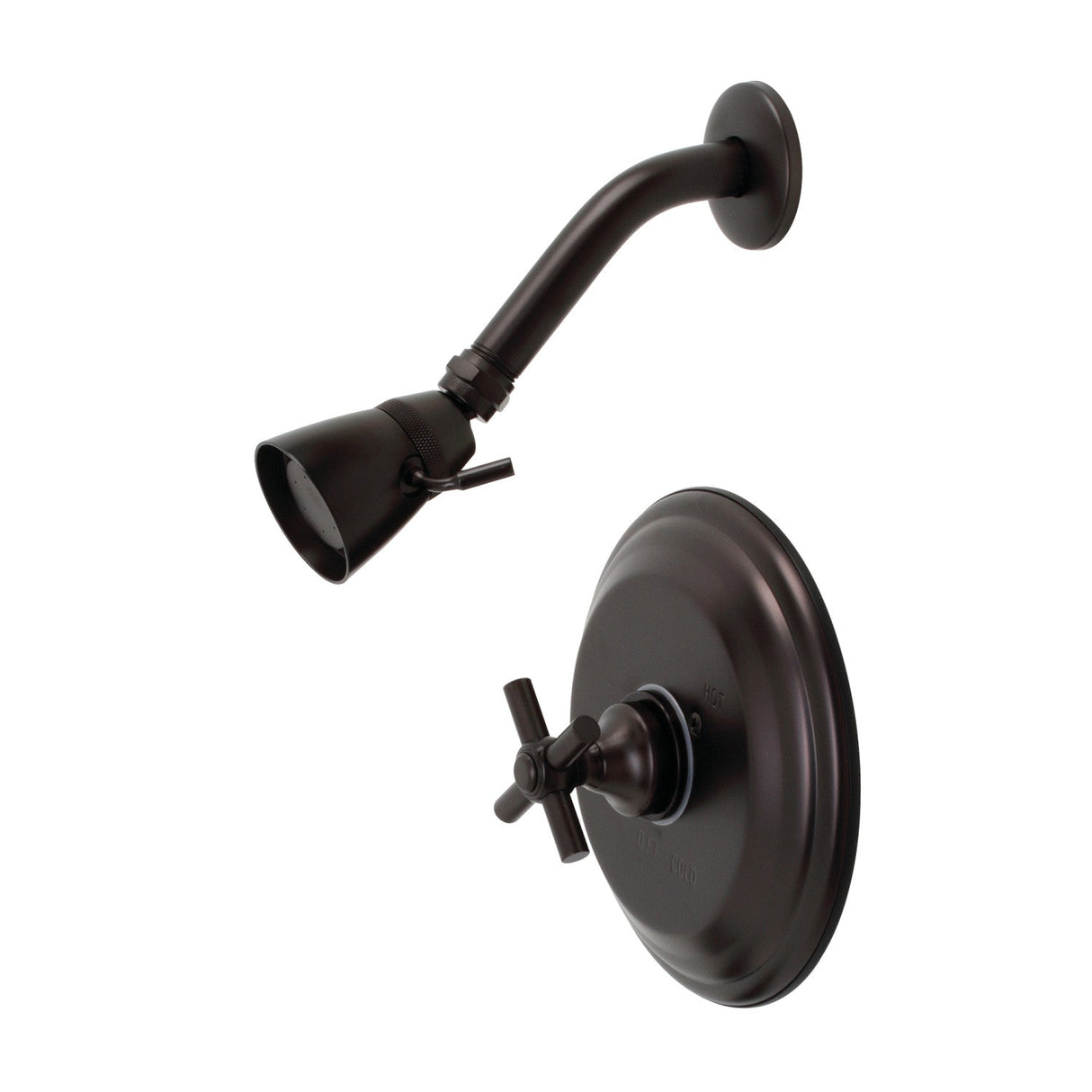 KB2635EXSO Single-Handle 2-Hole Wall Mount Shower Faucet, Oil Rubbed Bronze