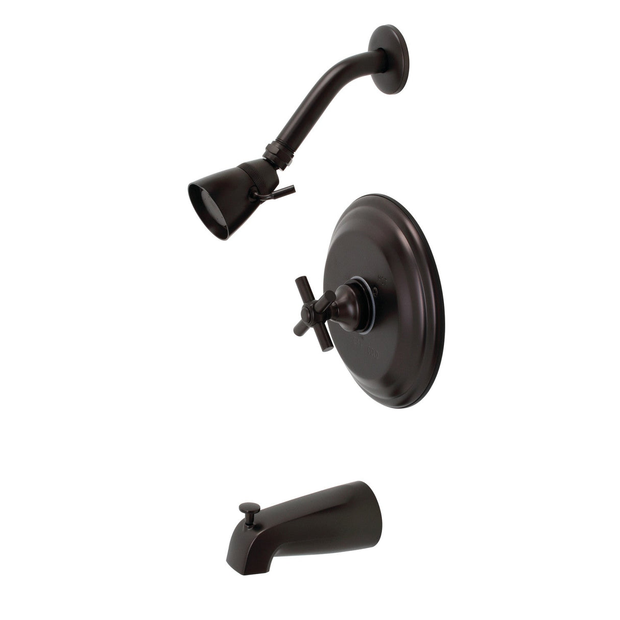 KB2635EXT Single-Handle 3-Hole Wall Mount Tub and Shower Faucet Trim Only, Oil Rubbed Bronze
