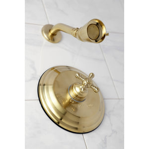 Metropolitan KB2637BXTSO Single-Handle 2-Hole Wall Mount Shower Faucet Trim Only, Brushed Brass