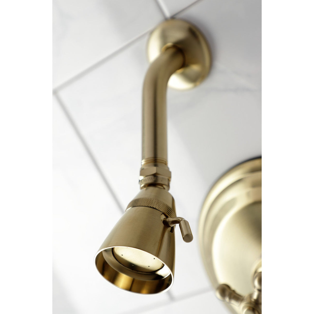 Metropolitan KB2637BXTSO Single-Handle 2-Hole Wall Mount Shower Faucet Trim Only, Brushed Brass