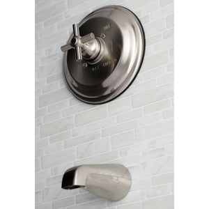 KB2638EXTO Single-Handle 2-Hole Wall Mount Tub and Shower Faucet Tub Only, Brushed Nickel