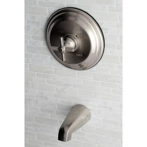 KB2638EXTO Single-Handle 2-Hole Wall Mount Tub and Shower Faucet Tub Only, Brushed Nickel