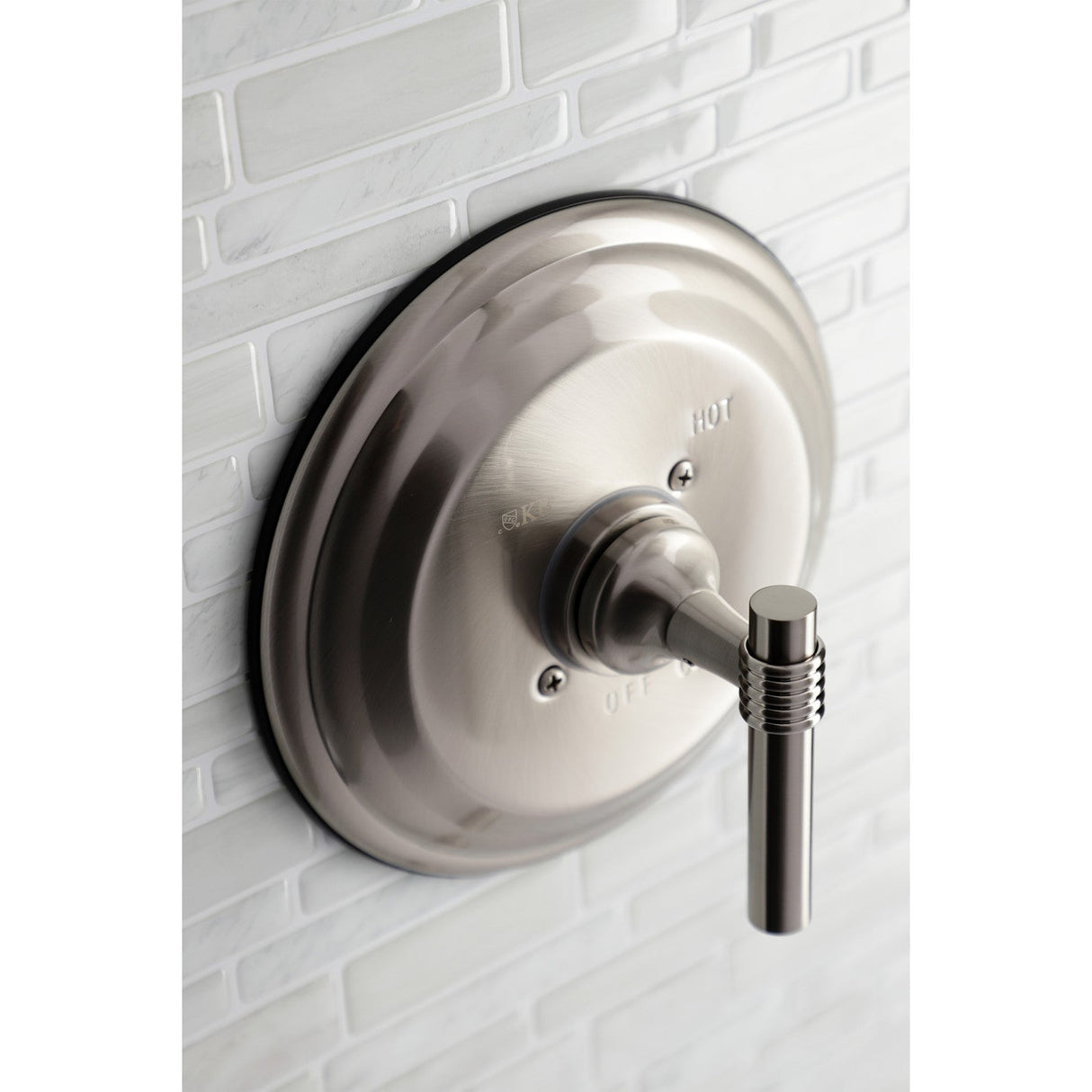 KB2638MLLST Single-Handle 1-Hole Wall Mount Tub and Shower Faucet Valve and Trim Only, Brushed Nickel