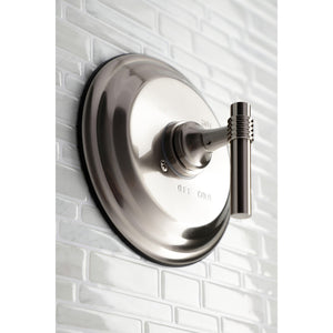 KB2638MLLST Single-Handle 1-Hole Wall Mount Tub and Shower Faucet Valve and Trim Only, Brushed Nickel