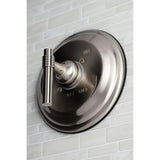 KB2638MLLST Single-Handle 1-Hole Wall Mount Tub and Shower Faucet Valve and Trim Only, Brushed Nickel