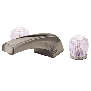 KB288 Two-Handle 3-Hole Deck Mount Roman Tub Faucet, Brushed Nickel