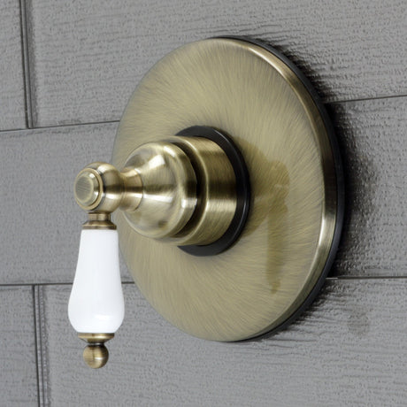 Vintage KB3003PL Single-Handle Volume Control, Antique Brass