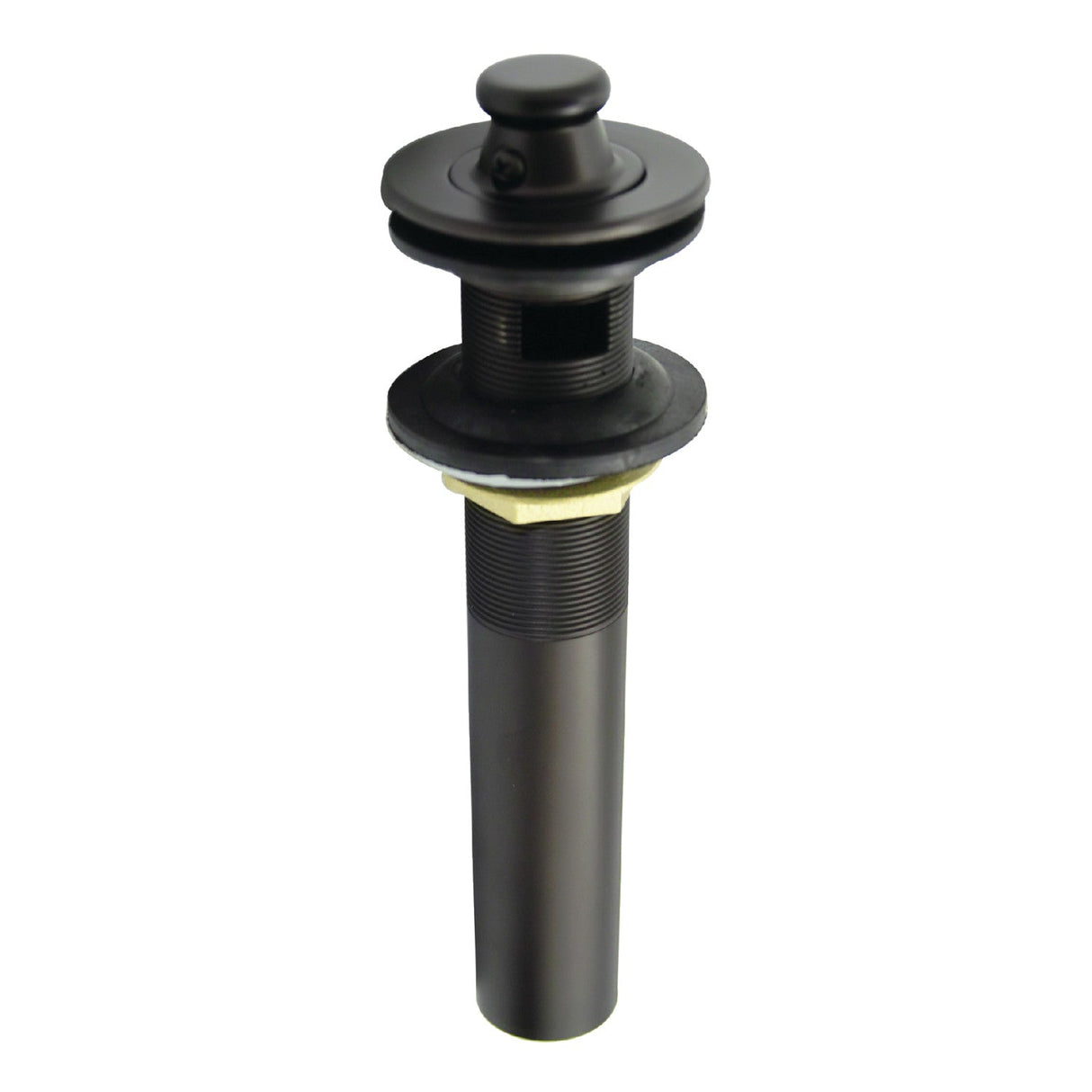 Fauceture KB3005 Brass Lift and Turn Bathroom Sink Drain with Overflow, 17 Gauge, Oil Rubbed Bronze