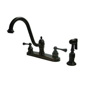 KB3115BLBS Two-Handle 3-Hole Deck Mount 8