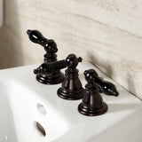 Duchess KB325AKL Three-Handle Vertical Spray Bidet Faucet with Brass Pop-Up, Oil Rubbed Bronze