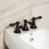 Victorian KB325AL Three-Handle Vertical Spray Bidet Faucet with Brass Pop-Up, Oil Rubbed Bronze