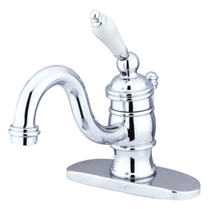 Victorian KB3401PL Single-Handle 1-Hole Deck Mount Bathroom Faucet with Plastic Pop-Up, Polished Chrome