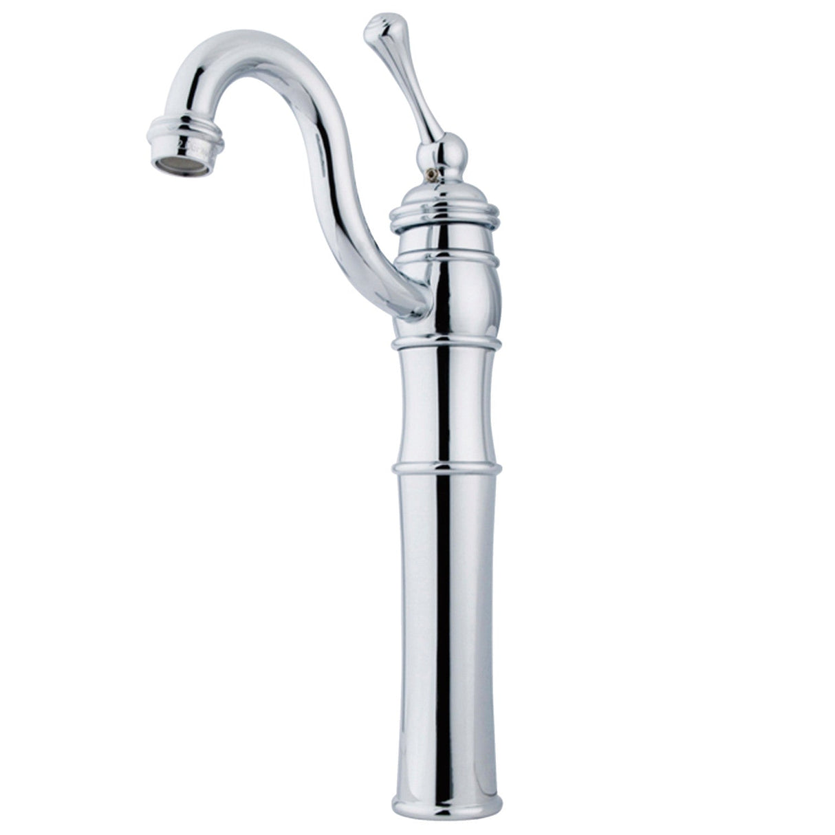 Victorian KB3421BL Single-Handle 1-Hole Deck Mount Vessel Faucet, Polished Chrome