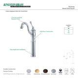 Victorian KB3422BL Single-Handle 1-Hole Deck Mount Vessel Faucet, Polished Brass
