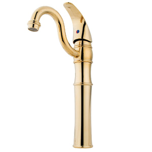 Victorian KB3422LL Single-Handle 1-Hole Deck Mount Vessel Faucet, Polished Brass