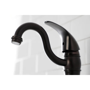 Victorian KB3425LL Single-Handle 1-Hole Deck Mount Vessel Faucet, Oil Rubbed Bronze