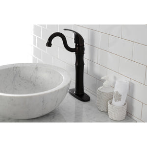 Victorian KB3425LL Single-Handle 1-Hole Deck Mount Vessel Faucet, Oil Rubbed Bronze