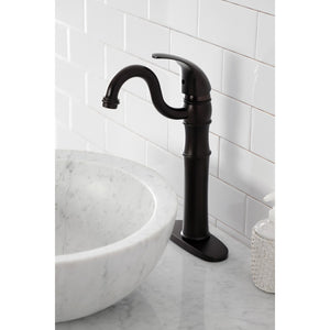 Victorian KB3425LL Single-Handle 1-Hole Deck Mount Vessel Faucet, Oil Rubbed Bronze