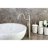 Victorian KB3428BL Single-Handle 1-Hole Deck Mount Vessel Faucet, Brushed Nickel