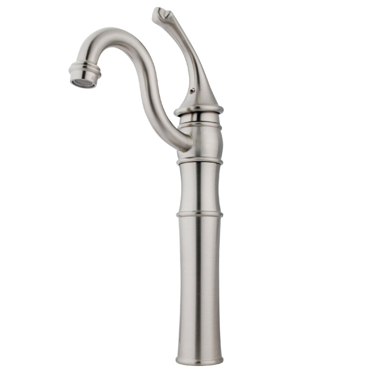 Georgian KB3428GL Single-Handle 1-Hole Deck Mount Vessel Faucet, Brushed Nickel