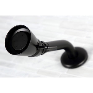 Restoration KB3630AX Single-Handle 3-Hole Wall Mount Tub and Shower Faucet, Matte Black