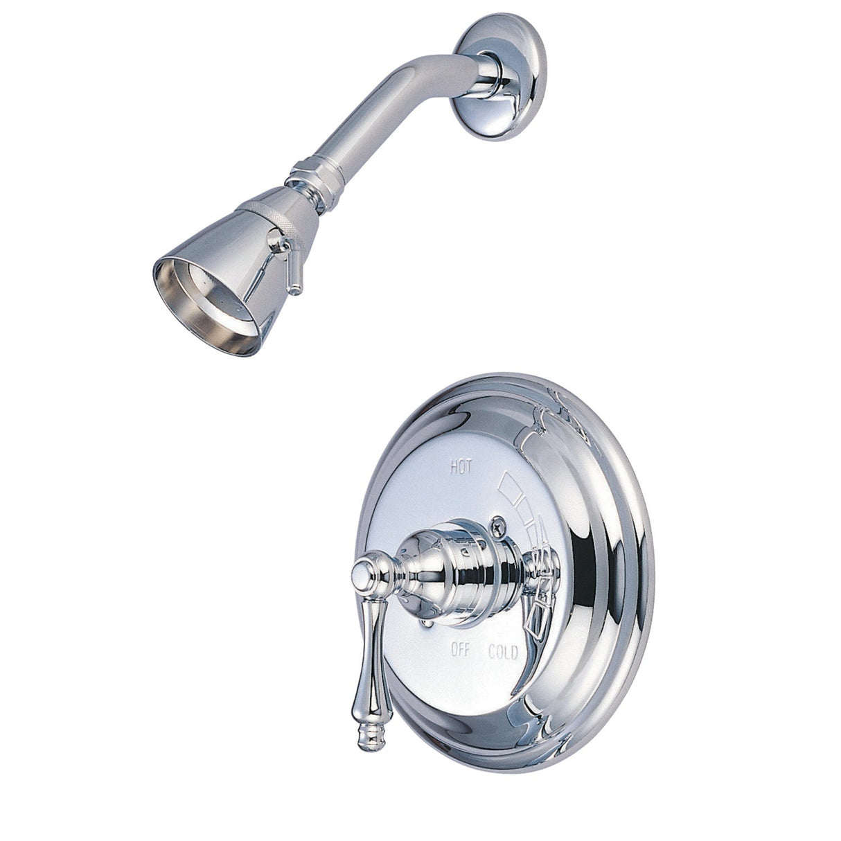 Restoration KB3631ALSO Single-Handle 2-Hole Wall Mount Shower Faucet, Polished Chrome