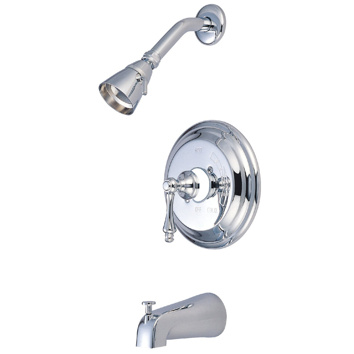 Vintage KB3631ALT Single-Handle 3-Hole Wall Mount Tub and Shower Faucet Trim Only, Polished Chrome