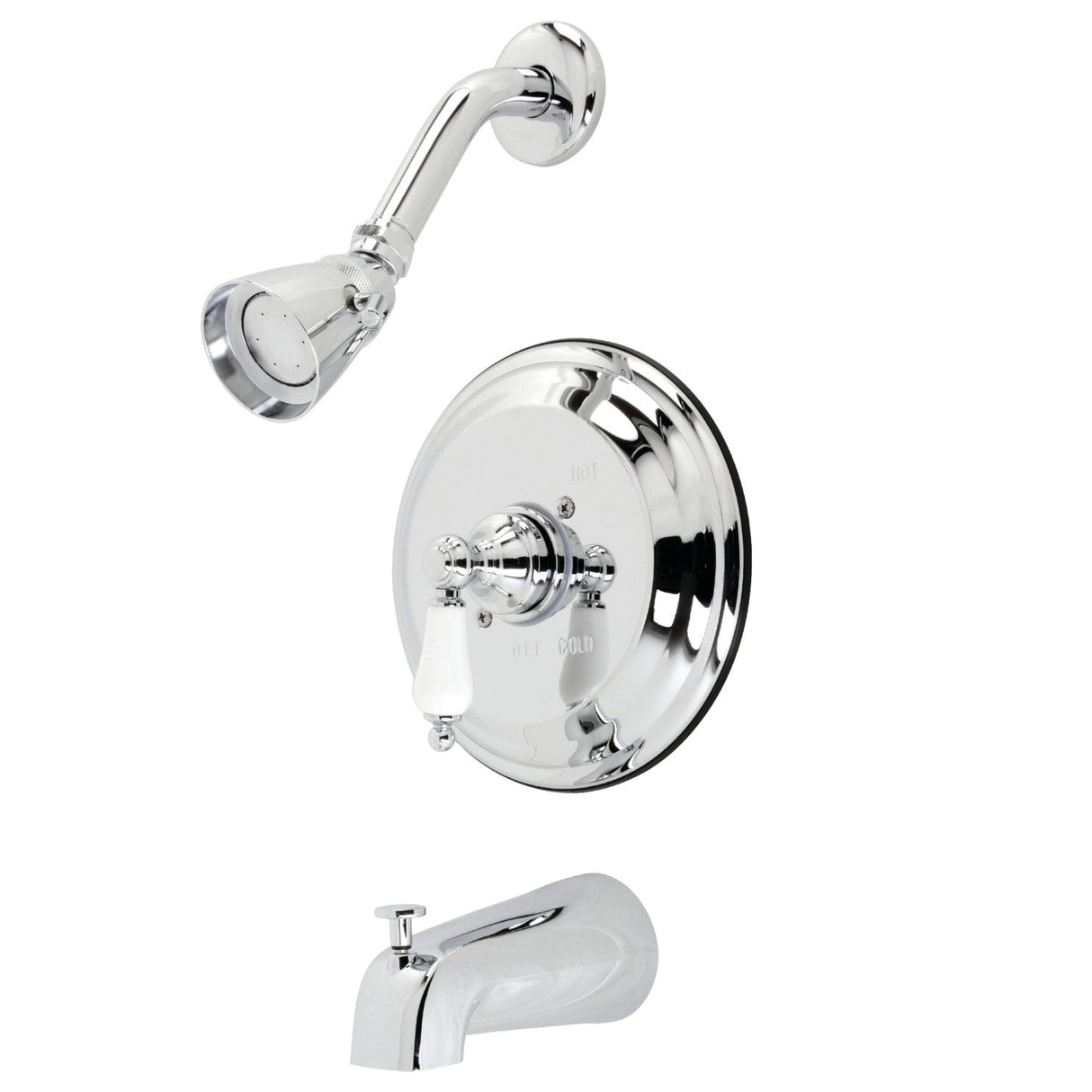 KB3631PLT Single-Handle Wall Mount Tub and Shower Faucet Trim Only, Polished Chrome