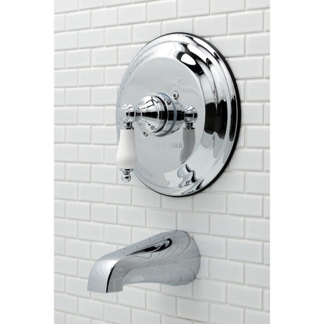 Vintage KB3631PLTO Single-Handle 2-Hole Wall Mount Tub and Shower Faucet Tub Only, Polished Chrome