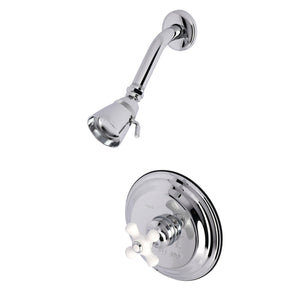 Restoration KB3631PXSO Single-Handle 2-Hole Wall Mount Shower Faucet, Polished Chrome