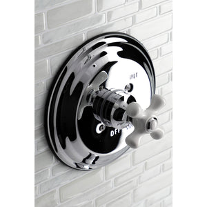 KB3631PXT Single-Handle 3-Hole Wall Mount Tub and Shower Faucet Trim Only, Polished Chrome