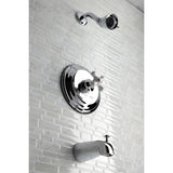 KB3631PXT Single-Handle 3-Hole Wall Mount Tub and Shower Faucet Trim Only, Polished Chrome