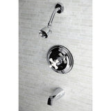 KB3631PXT Single-Handle 3-Hole Wall Mount Tub and Shower Faucet Trim Only, Polished Chrome