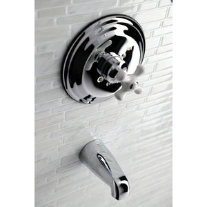 Vintage KB3631PXTO Single-Handle 2-Hole Wall Mount Tub and Shower Faucet Tub Only, Polished Chrome