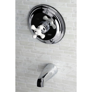 Vintage KB3631PXTO Single-Handle 2-Hole Wall Mount Tub and Shower Faucet Tub Only, Polished Chrome