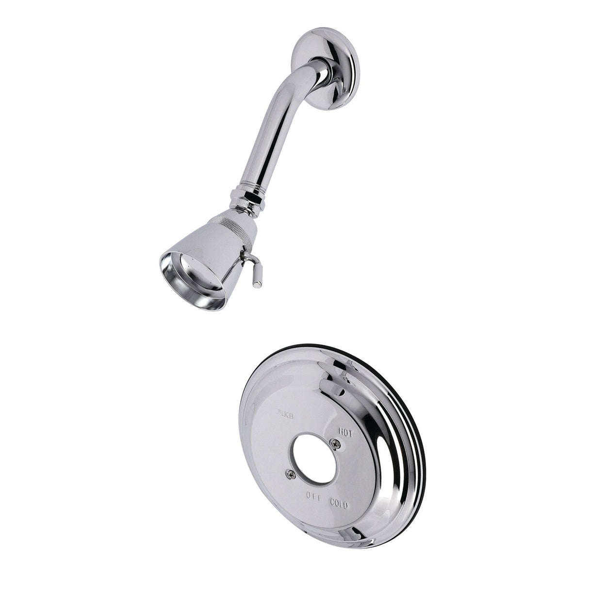 KB3631TSLH 2-Hole Wall Mount Shower Faucet Trim Only without Handle, Polished Chrome