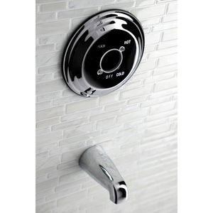 KB3631TTLH 2-Hole Wall Mount Tub and Shower Faucet Tub Trim Only without Handle, Polished Chrome