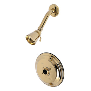 KB3632TSLH 2-Hole Wall Mount Shower Faucet Trim Only without Handle, Polished Brass