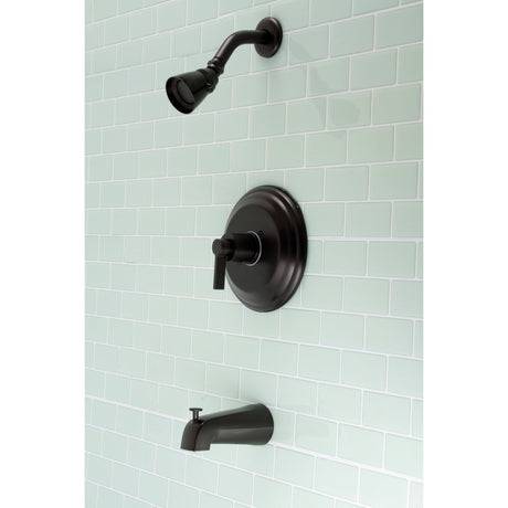 NuvoFusion KB3635NDL Wall Mount Tub and Shower Faucet, Oil Rubbed Bronze