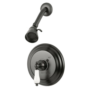 Restoration KB3635PLSO Single-Handle 2-Hole Wall Mount Shower Faucet, Oil Rubbed Bronze