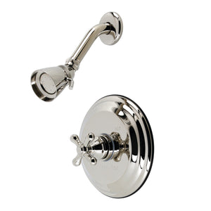 Restoration KB3636AXSO Single-Handle 2-Hole Wall Mount Shower Faucet, Polished Nickel