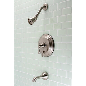 American Classic KB36380ACL Single-Handle 3-Hole Wall Mount Tub and Shower Faucet with Diverter, Brushed Nickel