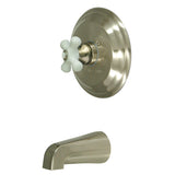 Vintage KB3638PXTO Single-Handle 2-Hole Wall Mount Tub and Shower Faucet Tub Only, Brushed Nickel