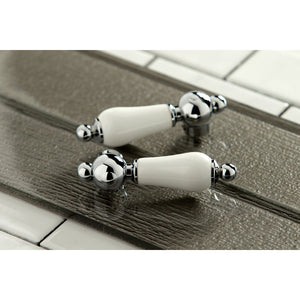 Restoration KB3741PL Two-Handle 3-Hole Deck Mount 8" Centerset Kitchen Faucet, Polished Chrome