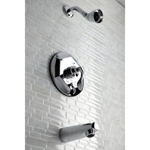KB46310DFL Single-Handle 3-Hole Wall Mount Tub and Shower Faucet, Polished Chrome