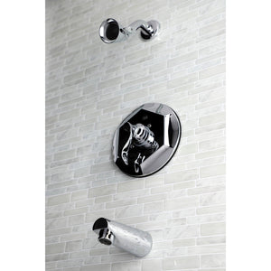 KB46310DFL Single-Handle 3-Hole Wall Mount Tub and Shower Faucet, Polished Chrome