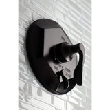 KB46350DFL Single-Handle 3-Hole Wall Mount Tub and Shower Faucet, Oil Rubbed Bronze